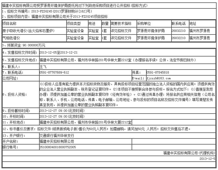 羅源財購計[162]號福建中實招標有限公司關于2013-FZSG245項目招標招標公告.jpg